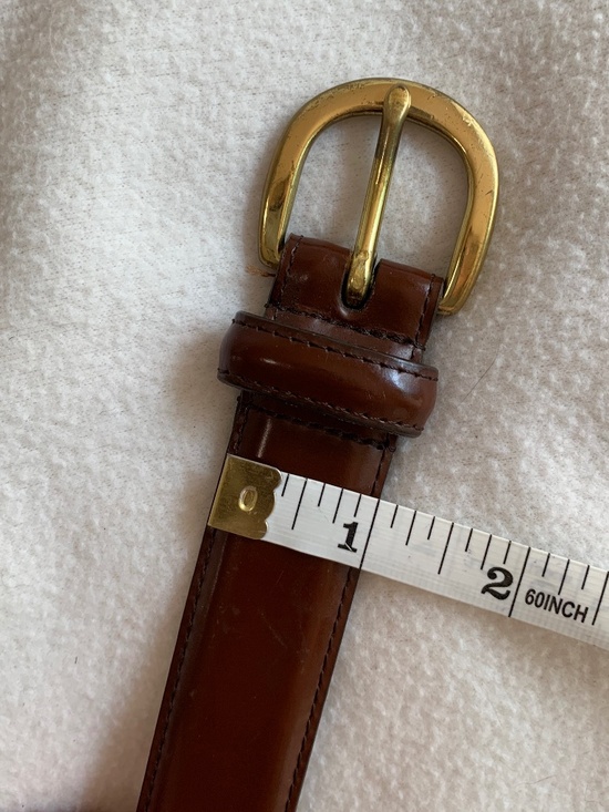 Vintage Coach Brown Leather Belt main image 11